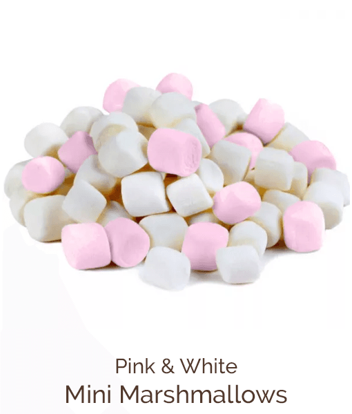 Pink & White Mini Marshmallows