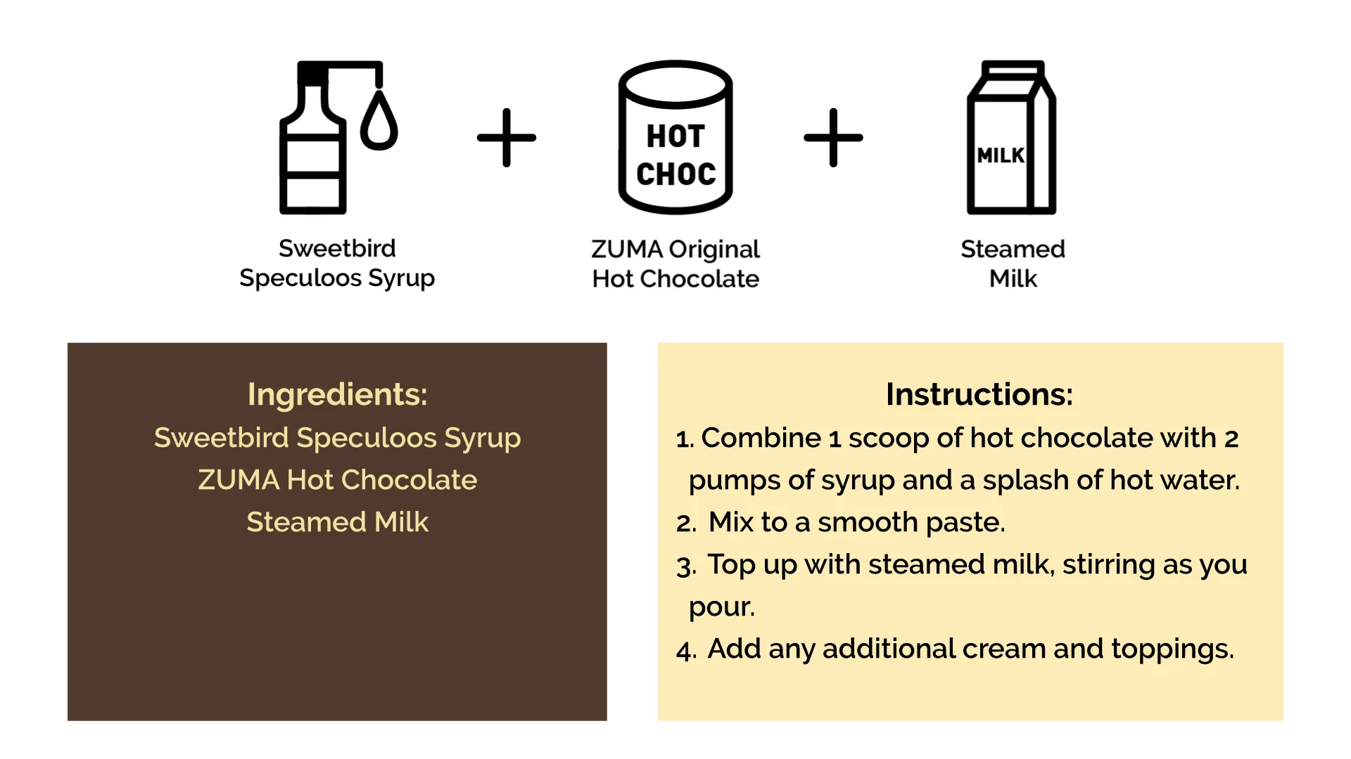 Speculoos Hot Chocolate