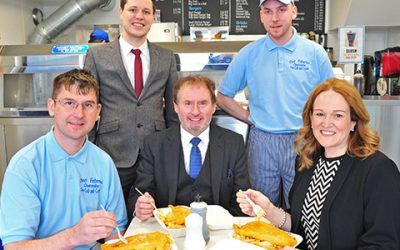 MannVend and Peel chip shops helping to reduce plastic waste