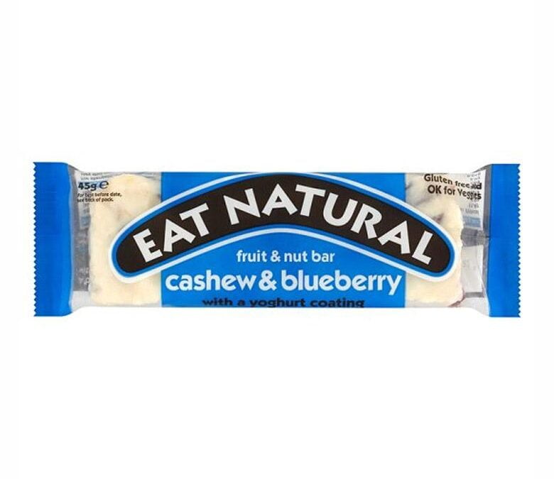 Eat Natural Dark Cashew, Blueberry & Yoghurt Fruit & Nut Bar