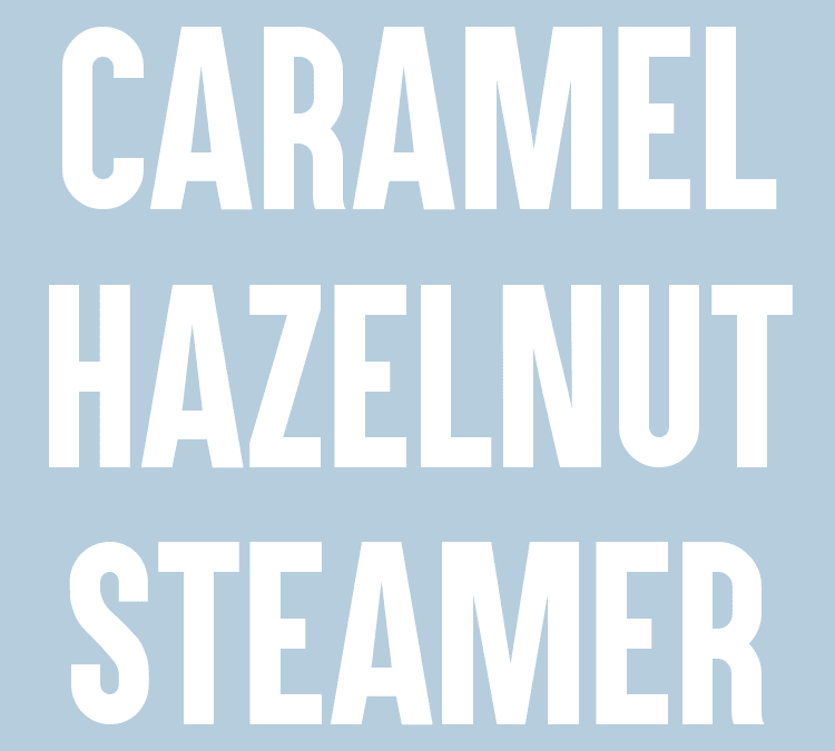 Caramelised Hazelnut Steamer