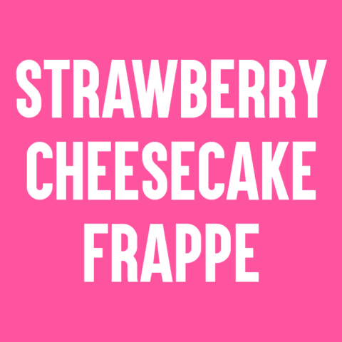 Strawberry Cheesecake Frappe