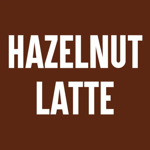 Hazelnut Latte