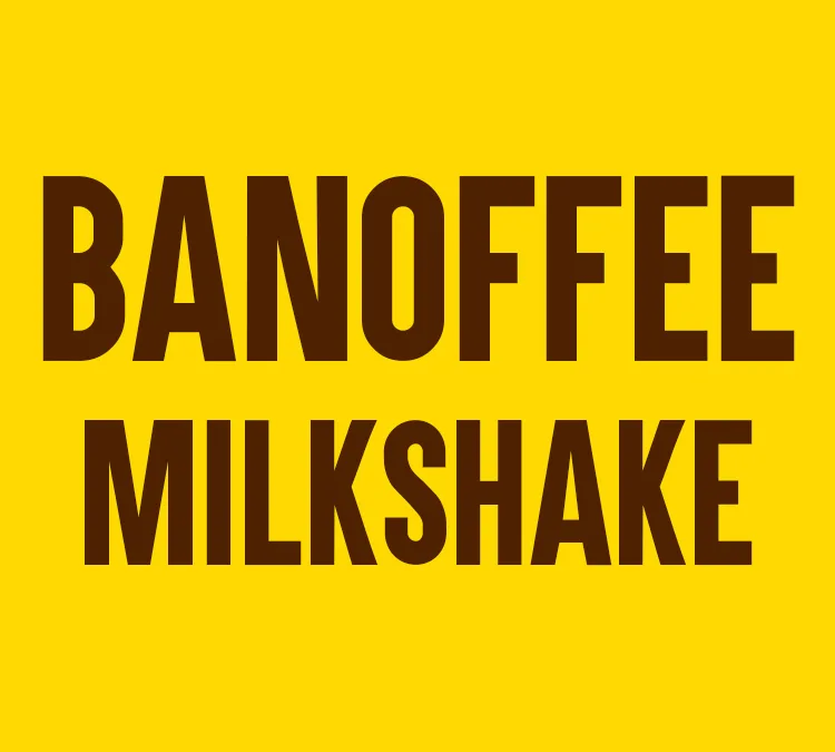 Banoffee Milkshake