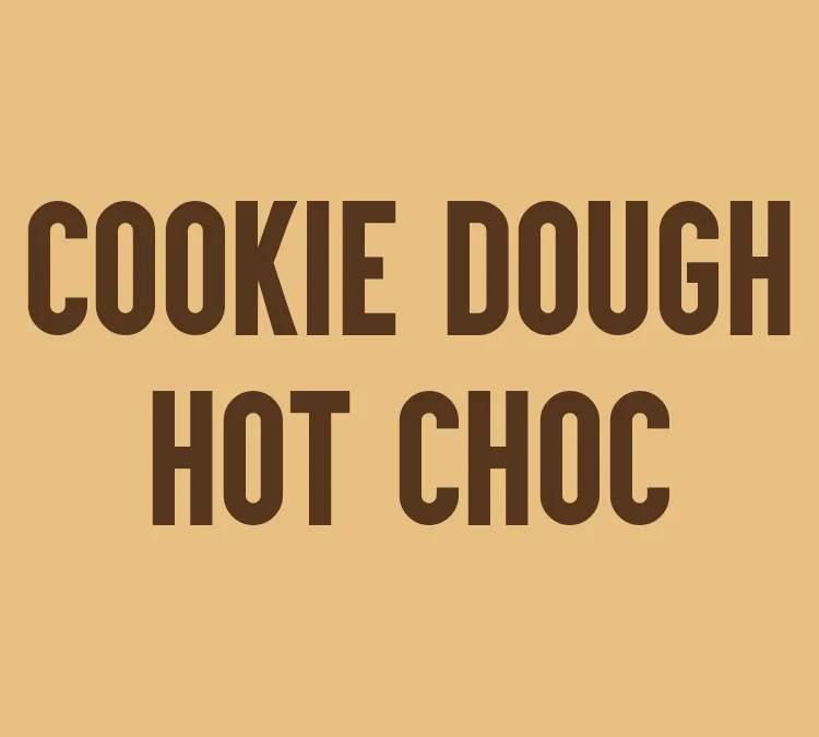 Cookie Dough Hot Chocolate