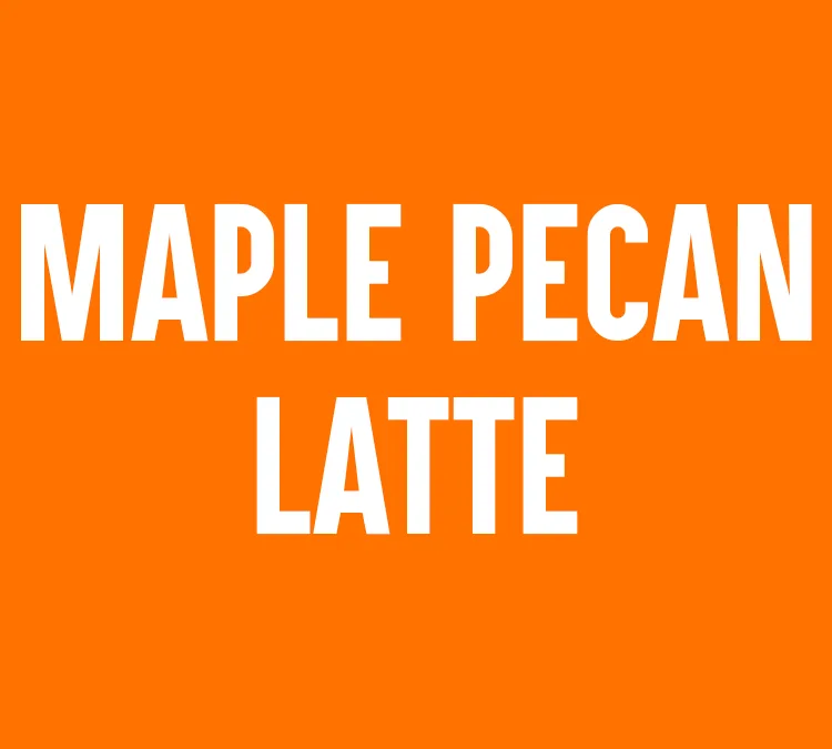 Maple Pecan Latte